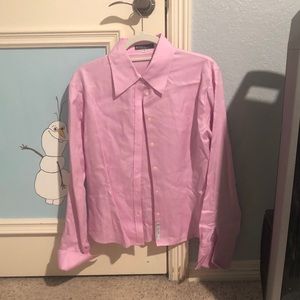 Mark Shale pink button down shirt